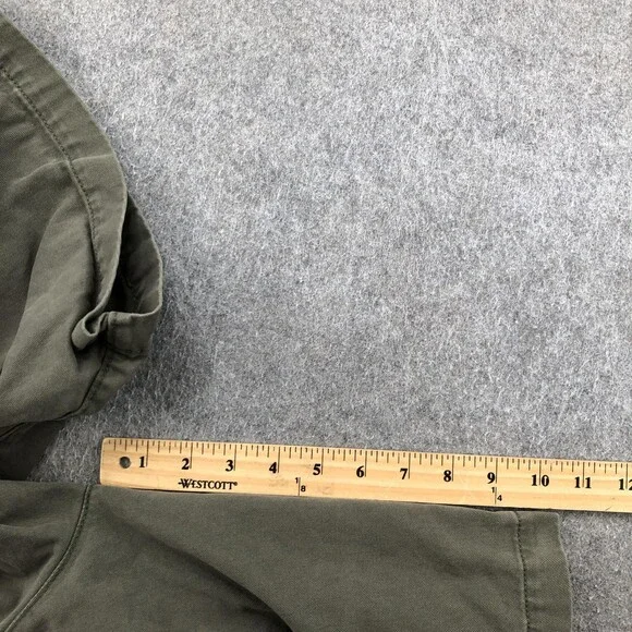 Eddie Bauer Shorts Mens 32 Green Chino Flat Front Casual Summer 11 Inseam - Picture 10 of 10